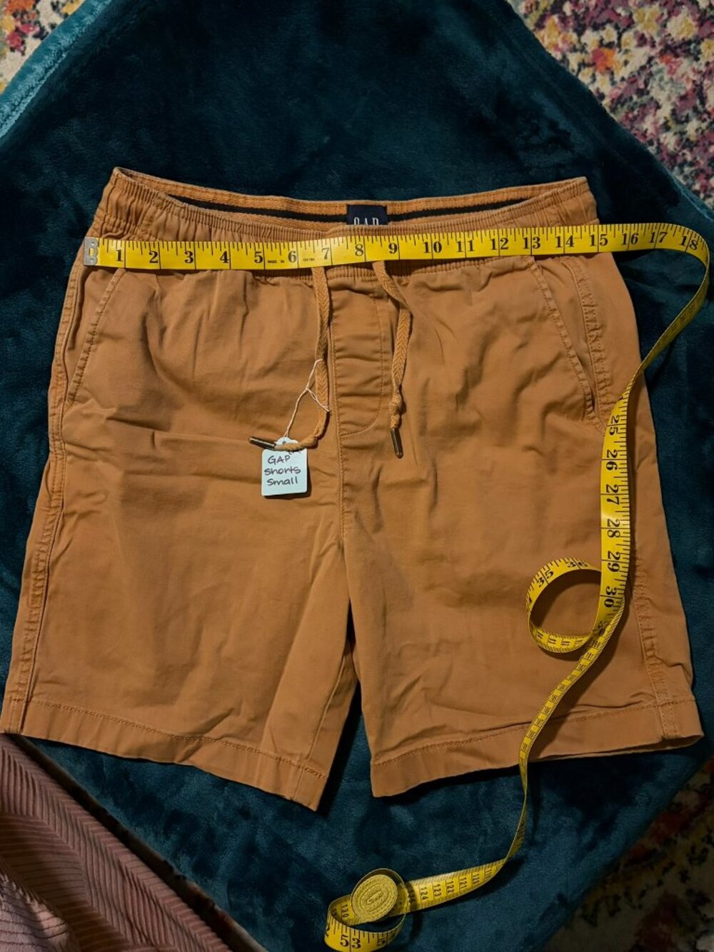 GAP Men's Rust Brown Drawstring Shorts